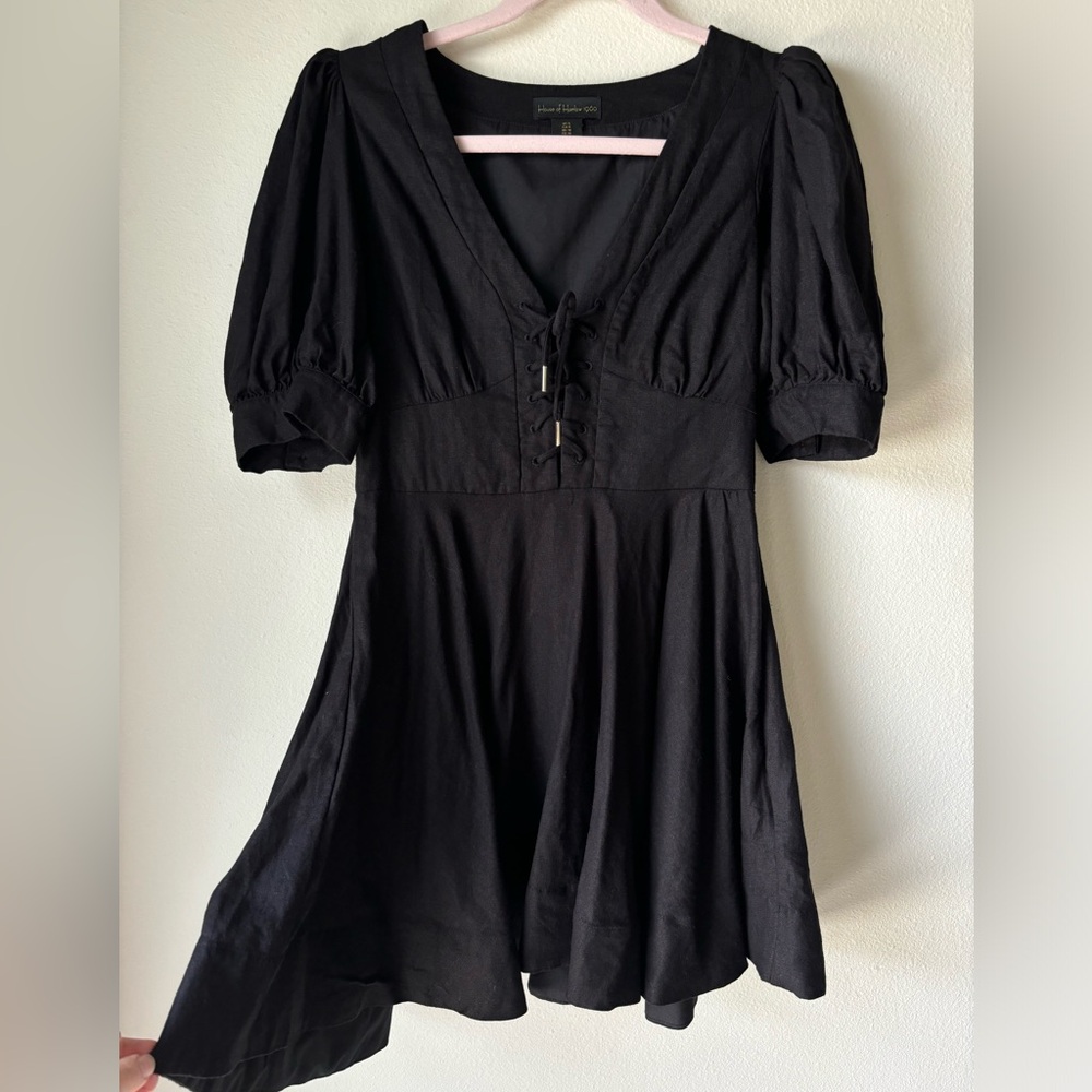 House of Harlow 1960 Linen dress